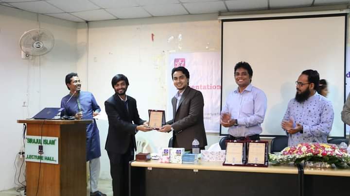 Certificate awarding ceremony at Dhaka University Campus